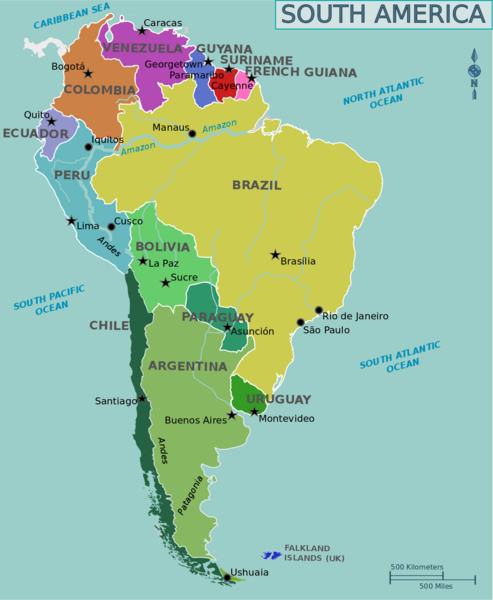 South American countries